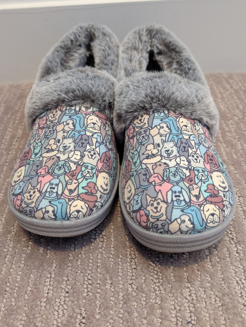 Bob's from Skechers Dog Print Slipper - Picture 2 of 7